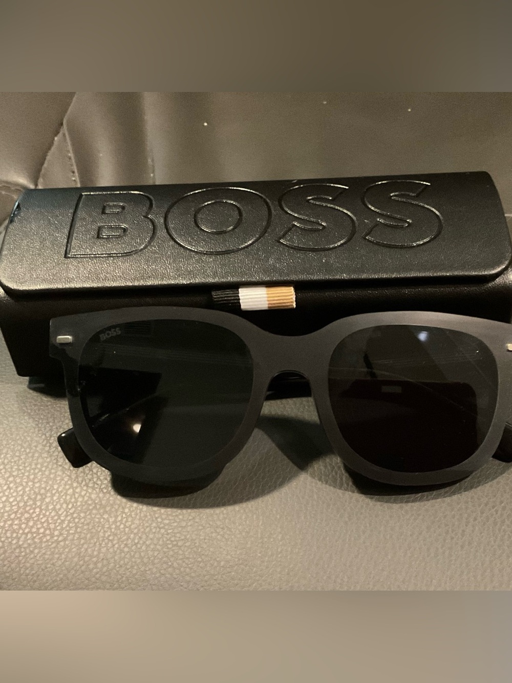 Boss Black Sunglasses with Black Lenses